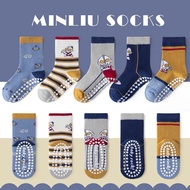 Superman Anti-Slip Socks – TE100 | Superman Socks for Boys, Soft Cotton, Size S-M-L (1–12 Years Old)