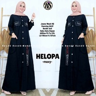 Maxi Jeans Dresses Hijabs Fashion Jubah Muslimah Gamis Jeans Dress Long Dress