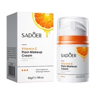 ROREC SADOER Vitamin C Plain Makeup Cream Moisturizing Hydrating Brightening Concealer Cream 50g