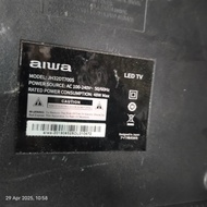 AIWA JH32DT.700S 32" TV MAIN BOARD, POWER BUTTON, LVDAS CABBLE,RIBBON CARD, BACK LIGHT AND SPEAKER