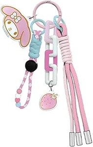 Sanrio Characters Strap Charm My Melody SAC-SC-MM H 7.5 x W 2.0 x D 0.6 inches (19 x 5 x 1.5 cm)