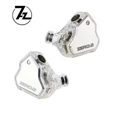 7Hz x Crinacle Zero 2 Headphone HIFI zero2 IEM 10mm Dynamic Driver Wired Earbuds Gaming Earphones wi