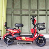 Sepeda listrik BF Go-Pro 450Watt Merah