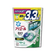 【日本P&amp;G】Ariel BIO新4D炭酸機能活性去污洗衣凝膠球 39顆/袋 綠袋消臭型