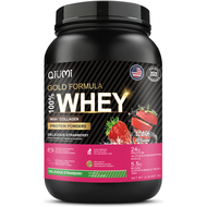 QiuMi Whey Protein Isolate เวย์โปรตีน เพิ่มมวลกล้ามเนื้อ 5.5g BCAA Chocolate Flavor 2.3LB