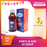 Forti-D 400 IU Sirup Vitamin D3 400IU untuk Anak (100 ml)
