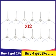 12Pcs Replacement Side Brushes for BObsweep for Bob PetHair Appetite Robot Vacuum, Edge-Sweeping Bru