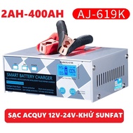 AJ ACQUY TANK CHARGER 12V 24V 400AH WITH SUNFAT REMOVAL - AJ