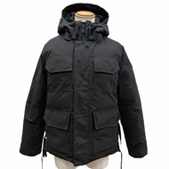 成色極佳 □CANADA GOOSE4550MB 黑標 Logo 貼片連帽羽絨服 黑色 M 碼 加拿大製造 正品 男款