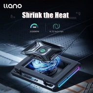 Llano V10 Laptop Cooler RGB Laptop Cooling Pad Stand with Powerful 4.72 Inch External Turbo Cooling 