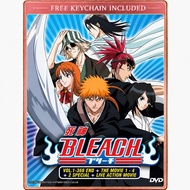 Bleach Complete (Vol.1-366 END & 4 Movies) Anime DVD [Free Gift]
