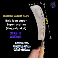 AM19 pisau sadap aren dan sembelihan baja isen super asahan
