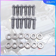 [dolity] Intake Manifold Bolt Kit Replacement Accs Exhaust Automotive 3/8-16 1 Bolts