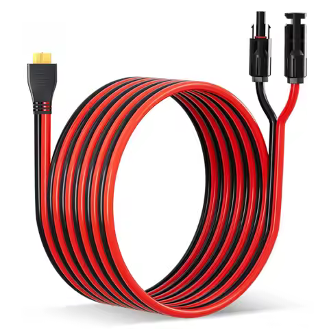 6m/3m/1.5m XT60 to Solar Panel Connector Charging Cord for ALLPOWERS R600 Ecoflow River Delta Anker 