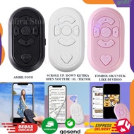 REMOTE BLUETOOTH SHUTTER FOTO 4IN1 BISA SCROLL VIDEO TIKTOK YOUTUBE IG BISA UNTUK TRIPOD TONGSIS TOM