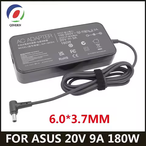 20V 9A 180W 6.0*3.7MM Charger ADP-180TB H Laptop AC Adapter For Asus ROG Zephyrus G14 G15 GA401IV GA