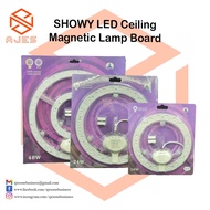 🔥Local Seller🔥 SHOWY DIY LED Magnetic Ceiling Light Cool Daylight