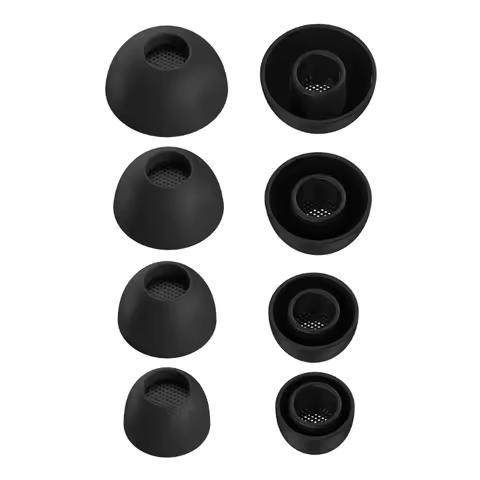 8pcs Soft Silicone Ear Tip Cover Replacement Earbud Covers For Sennheiser MOMENTUM True Wireless 4 E