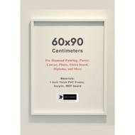 60x90cm 1-Inch Thick Picture Frame with Acrylic & MDF Board| to Hang