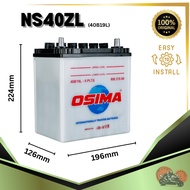 OSIMA NS40 / NS40ZL Wet Car Battery | Bateri Kereta | Perodua Myvi Axia Bezza Kancil Honda City Saga