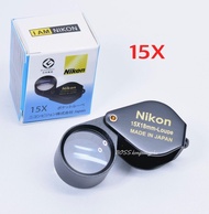 Ni(K15) FullHD 15x18mm กล้องส่องพระ / ส่องเพชร ซูมมากขึ้น เลนส์แก้ว 2ชั้น เคลือบมัลติโค๊ตตัดแสง ฟรีซ