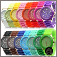 YOUYO Unisex Ladies Boys Girls Geneva Silicone Jelly Quartz Wrist Watch Students Award