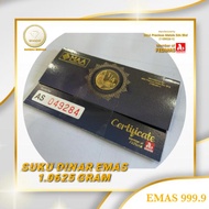 1/4 Dinar Emas 1.0625 Gram edisi MAA, Emas Tulen 999.9