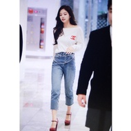 Blackpink Jennie's Jeans, Korean Designer Pants: BaeGi Pants 919 **