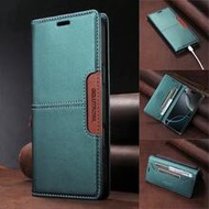 กระเป๋าสตางค์พร้อมช่องใส่บัตร ป้องกัน RFID ฝาพับแม่เหล็ก หนังเทียม เข้ากันได้กับ iPhone 17 Air 16 Pr