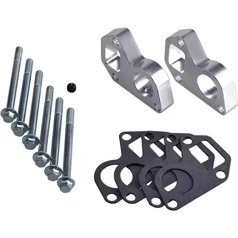 Aluminium LS Water Pump Spacers kit Adapter Swap Kit For Camaro LQ4 LS1 5.3l LSX LQ9 LS6 L33 LS2 Eng