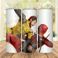 1ชิ้น แก้วเก็บความร้อน/เย็น สแตนเลส 20 ออนซ์ ลายดิสนีย์ Deadpool และ Wolverine, เหมาะสำหรับเด็ก (พร้