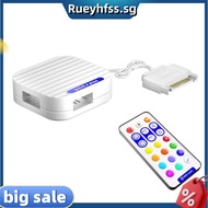 5V 3Pin ARGB Controller  Interface Extension Cable HUB Mini Adapter RGB Remote Controller for PC Fan