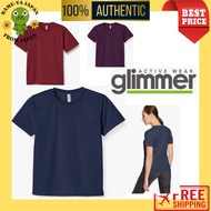 Glimmer 4. Short Sleeve Dry T-Shirt (Crew Neck) 00300-ACT  for 10 colors vol.02【Direct delivery from