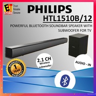 eUxB PHILIPS POWERFUL BLUETOOTH SOUNDBAR SPEAKER WITH SUBWOOFER FOR TV (HTL1510B/12)