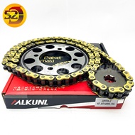 GEAR PACKAGE GEARSET YAMAHA JUPITER Z 5tp RACING GOLD MODEL SSS 15T/36T 428HG-104L MLKUNL