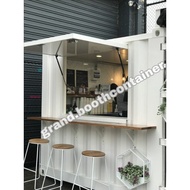 BOOTH CONTAINER UKURAN 150X150X200 CM WARUNG CONTAINER BOOTH CUSTOM 1,5X1,5X2M CAFE KONTENER MURAH