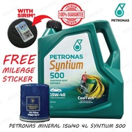 🇲🇾ORI NEW🔥 PETRONAS SYNTIUM 15W40 4L ENGINE OIL MINYAK HITAM 15W-40 PROTON NISSAN HONDA KIA HYUNDAI 
