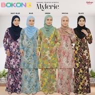 Kurung Printed MYLERIE | Material Moss Crepe Ironless | Kain A