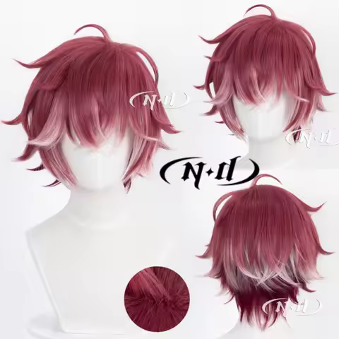 ND Ayato Sakamaki Cosplay Wigs Hairpiece Diabolik Lovers Cosplay Hair Wig for Comic Con Coser Costum