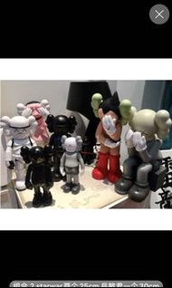 mand kaws公仔限量手办模型玩偶玩具摆件潮流芝麻街OriginalFake