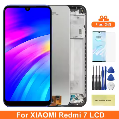 6.26'' Display Screen for Xiaomi Redmi 7 Lcd Display Touch Screen Digitizer Assembly with Frame for 