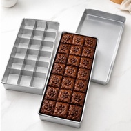 20x10 brownie pan with dividers loyang brownies with cutter