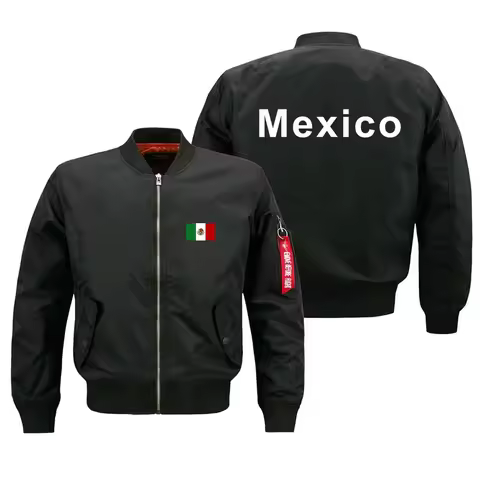 Mexico Military Flight Aviation Men Ma1 Bomber Jacket Outdoor Windproof Man Baseball Coats Men Cloth
