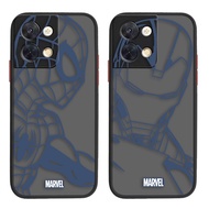 Matte Mobile Phone Cover Skin Feel Shockproof Phone Case Spiderman Ironman Marvel Avengers For OPPO Reno Z 2 3 4 5 F SE Pro 5G Reno 5 Pro Plus 6 7 8 Z Pro Plus 4G 5G