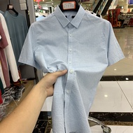 A Withdraw from Cupboard Leftover Stock Men's Summer Thin Fashion Casual Short-Sleeved Shirt Cotton Blended Breathable 5631