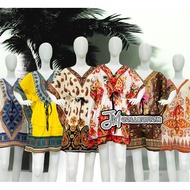 Silk Beach Mini Dress|Kaftan Mini Dress|Bohemian Mini Dress|Batik|Boho|Dashiki Mini Cover Up
