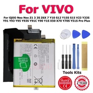 XDOU Battery For iQOO Neo Nex Z1 3 3S Z6X 7 Y10 S12 Y15S S15 V23 Y33S Y91 Y93 Y95 Y93S Y91C Y90 Y1S 