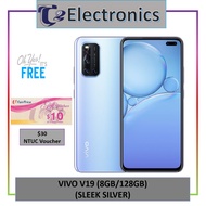 VIVO V19 smartphone *FREE $30 Ntuc Voucher【2 YEARS WARRANTY】8GB RAM+128GB ROM/ 32MP Dual Front Camera - T2 Electronics