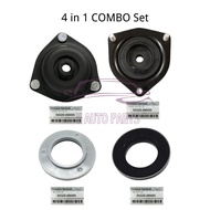 [4 IN 1 SET] OEM Front Absorber Mounting / Bearing for Nissan Sentra N16 (54325-4M400/54320-4M400)