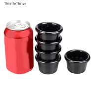 ️TT ️ 6cm 50ml Black Melamine Sauce Bowl - Mini Dipping Cup for Cafe Tableware PH